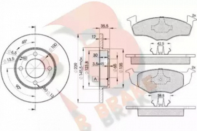 R BRAKE 3r11193300 -